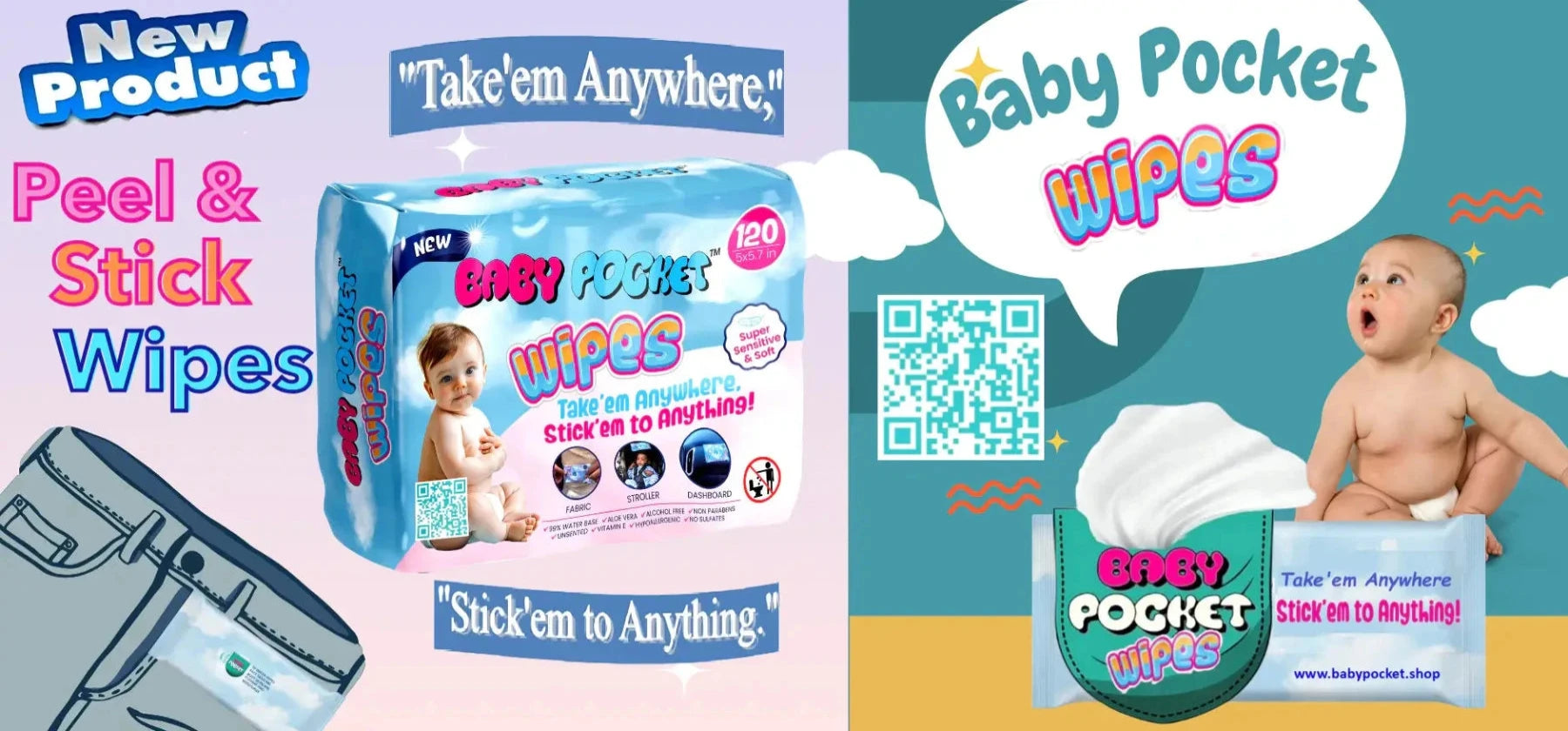 Baby Pocket Wipes Shop