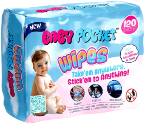 Baby Pocket 99% Pure Water Unscented Wipes - Babypocketshop