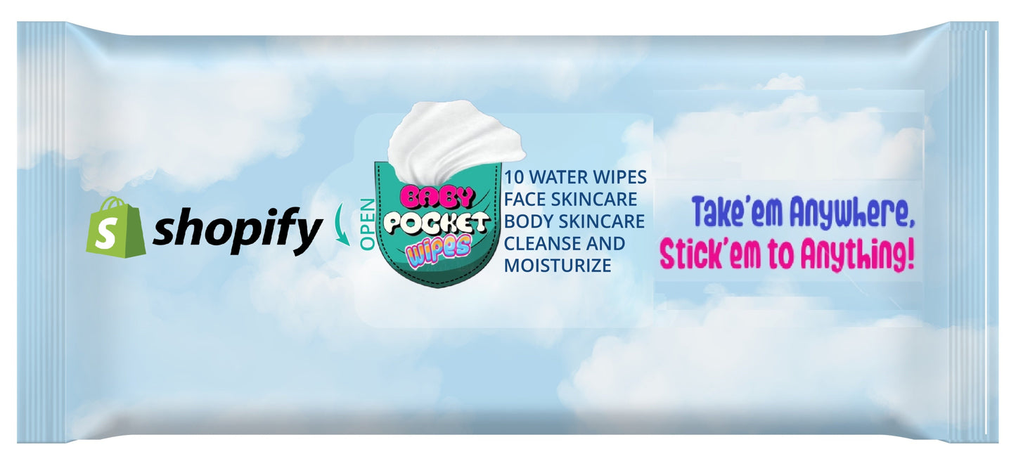 Baby Pocket 99% Pure Water Unscented Wipes - Babypocketshop